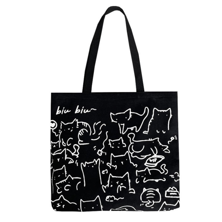 Canvas%20Bags%20Handbag%20For%20Women%20Shopper%20Cute%20Cat%20Tote%20Bag%20With%20Zipper%20Designer%20Bag%20Cartoon%20Shoulder%20Bags%20-%20Image%209