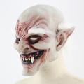 （New）Uniex cary Old Demon with White Eyebrow Mak Latex Cotume Head Mak for Halloween Party Prop. 