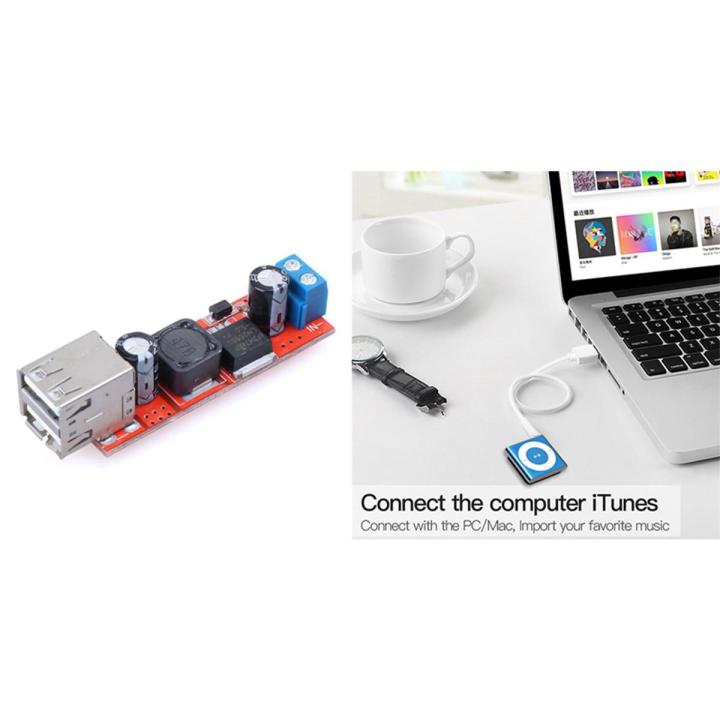 Dual USB 9V/12V/24V/36V to 5V Converter DC-DC 3A Step Down Power Module