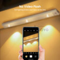 Auoyo Night Light 20/40/60/80 CM LED Night Light Human Sensing Light Strap 3 Color Dimming Wireless Motion Sensor Cabinet Light USB Rechargeable Ultra Thin Magnetic Wardrobe Lamp for Room Closet Kitchen.