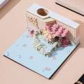 TINGTIAN Message Carving Notes Handmade Crafts Post Memos Diy Memo Note Paper Cute Self 3D Sticky Notepad Desk Ornaments. 