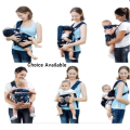 Chuan-QUE Baby Carrier Bag 6 in 1 Navy Blue.
