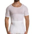 Men Body Toning T-Shirt Body Shaper Corrective Posture Shirt Slimming Belt Belly Abdomen Fat Burning Compression Corset. 
