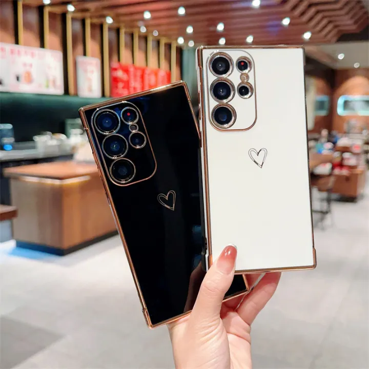 Applicable%20to%20Japan%20and%20South%20Korea%20S23U%20Hollow%20out%20Heart%20Mobile%20Phone%20Shell%20Samsung%20S23FE/A24%20Electroplating%20Straight%20Edge%20Google%207A%20Protective%20Sleeve%20.%20-%20Image%202