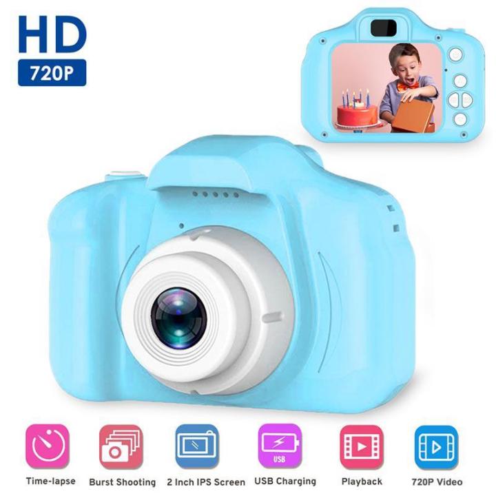 Kids Digital Video Camera 1080P Mini Camera HD 2 inch Screen Cartoon Video Recorder Outdoor Photography for Children Baby Gifts