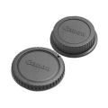 Canon Body Cap & Canon Lens Back Cap Kit, Canon EOS 60D 70D 77D 80D 7D 5D Mark II III IV 750D 760D Rebel T7 T6 T6i T7i T6S T4i T5i T5 Camera Body & EF Lens Replaces Design Camera Body Cap & Camera Rear Lens Cover compatible w/ Canon RF-3 cap for Canon EOS. 