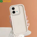 UCUC for Vivo Y28 4G Back Cover Solid Color Ladder Camera Soft Rubber Protection Phone Case.