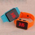 Unisex Rectangle Dial LED Light Digital Display Wrist Watch. 