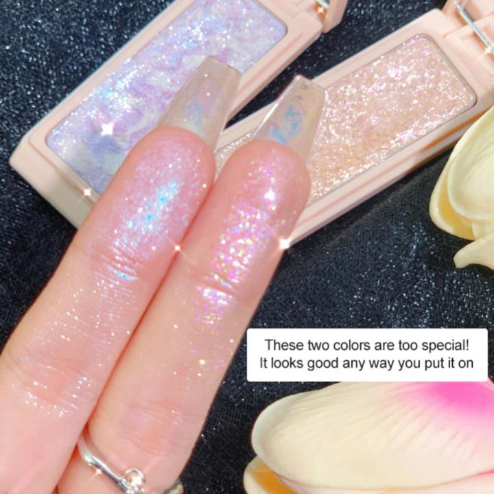 Abandon%20Makeup%20Highlighter%20Pearl%20Shiny%20Clear%20High-gloss%20Powder%20Natural%20Brightening%20Lying%20Silkworm%20Glowing%20Highlight%20Illuminator%20Cosmetic%20-%20Image%204