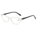 Cross-border foreign trade PC Reading Glasses Wholesale Cat's Eye Comfortable Presbyopic Glasses Men's and Women's Spring Rubber Chain Elderly Reading Glasses. 