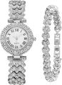 New Fashion Watch Diamond Round dial Women's Watch Stainless steel Watch Gift For Women -Women Watch.
