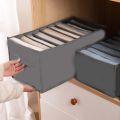 9-Grid Closet Organizer Box – Foldable Drawer Divider for Clothes, Underwear & Accessories Storage. 