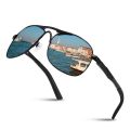 Polarized Sunglasses Men Metail Frame Quality Sun Glasses Brand Design Pilot Male Glasses Fishing Driving Goggles UV400.