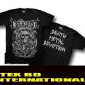 Mens  Cotton Death Metal Divotion. 