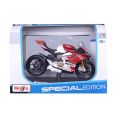 Maisto Ducati Panigale V4 S Corse 1:18 Scale Alloy Motorcycle Diecast Model Collectible Grade Gift Toy.
