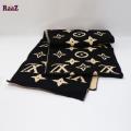 Black And Brown LV Woolen Soft Scarf, Muffler Stylish Fashion Scarf For Men And Women. 