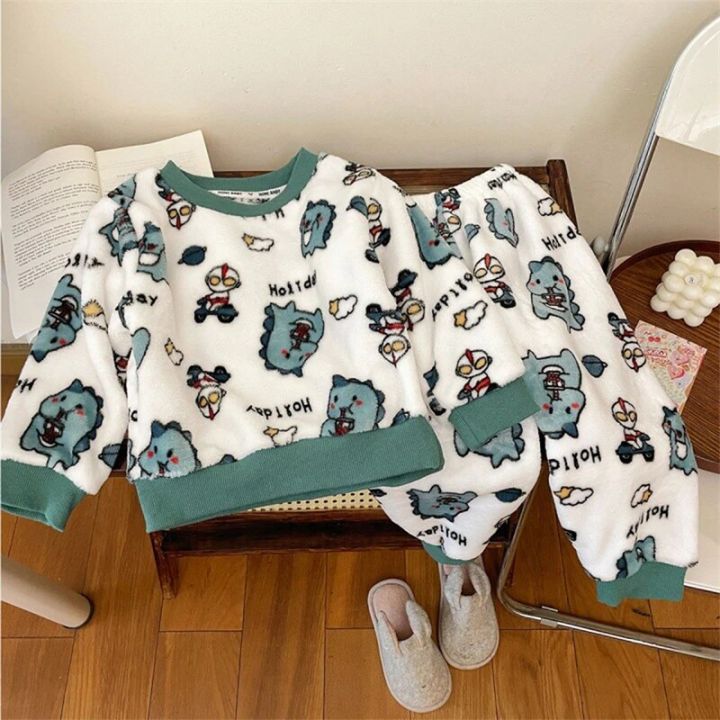 Autumn%20Winter%20Kids%20Thicken%20Soft%20Flannel%20Pajamas%20Sets%20New%202024%20Baby%20Boys%20Girls%20Cartoon%20O-neck%20Pullover%20Warm%20Sleeping%20Sets%20Pyjamas%20-%20Image%204