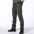 Waterproof  Tactical Pants Men Trousers Multi-pockets Training   Work Uniforms Mens Streetwear Cargo Pants. 