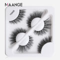 MAANGE Reusable 3Pair mink hair 3D eyelashes Y3A09. 