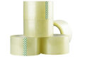 White Gum Tape for Carton Binding Wide 3" (inch) and Length 157 Meter (Big Size, 145 Yard) 6pcs. 