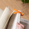 1/3/6Pcs Silicone Bookmark Clip Creative Stationery Notebook Page Divider School Supplies Simple Book Markers Reading Tools. 