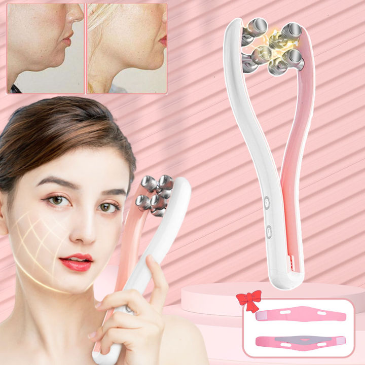 Face Massager Roller Y Shape Face Lifting Device V Face Double Chin Remover Face Care Skin Care Home Use Beauty Tool KKhao