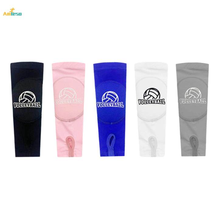2Pcs%20Volleyball%20Arm%20Sleeve%20Gloves%20Basketball%20Wrist%20Support%20for%20Gaming%20Black%20-%20Image%206
