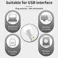 Computer Power Bank Lights Environmentally Friendly 1w Home-appliance Portable Led Light Soft Light Eyes Protection Plastic Lamp.