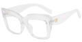 Retro Oversized Square Reading Glasses Blue Light Filter Eyeglasses Big Frame Glasses For Women Presbyopic Events Plus +1.25 +2..