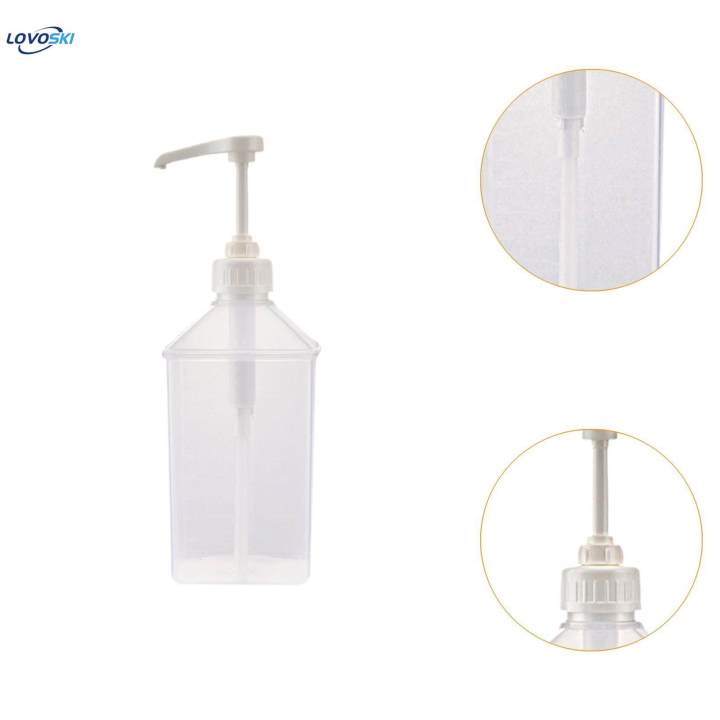 Condiment Pump 1000ml Container Salad Sauce Pump for Hotel Use Home Bar