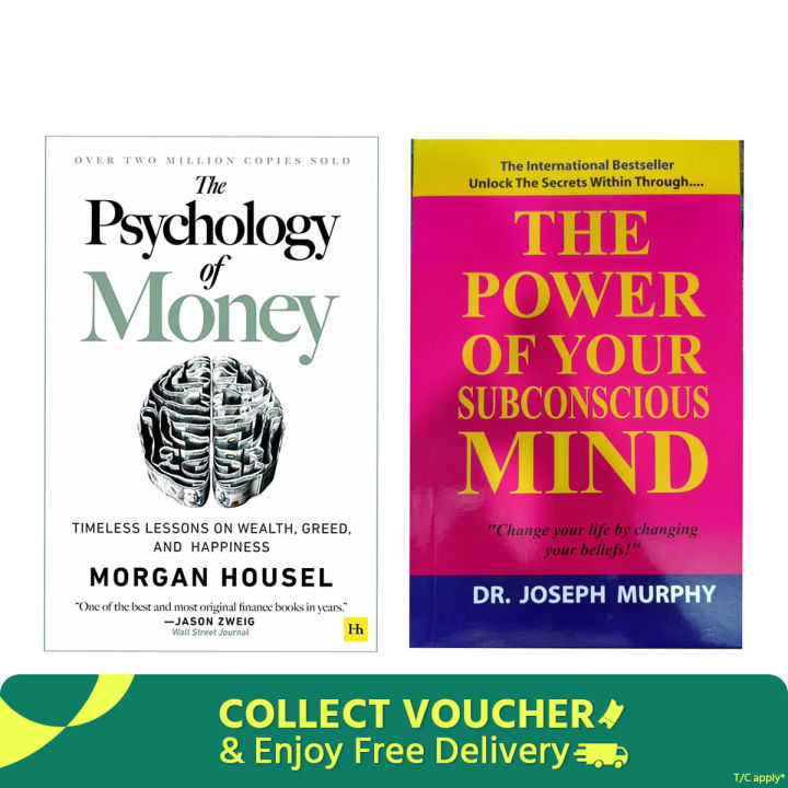 2 Book Combo(The Psychology of Money + The Power of your Subconscious Mind)