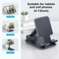 Mini Foldable & Adjustable Pocket Size Desktop Smarthone Stand Phone Holder - Mobile Stand. 