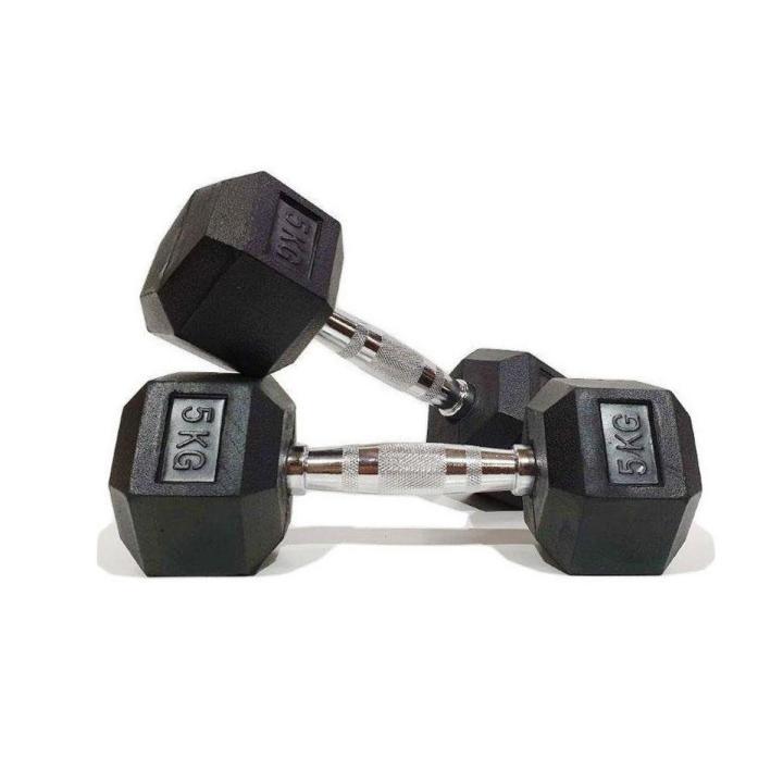 Premium Quality HEX DUMBBELL 5Kg-1 Pair