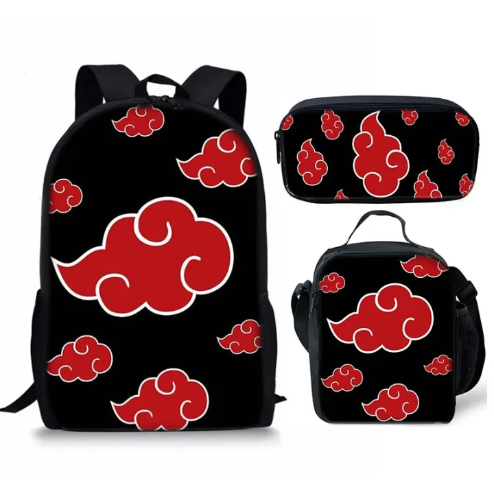 Bandai%20Naruto%20School%20Bag%20Printed%20Lunch%20Bag%20Pencil%20Case%20Backpack%20Three-piece%20Set%20Gifts%20Backpack%20Lightening%20Zipper%20Shoulders%20-%20Image%204