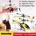 Induction Aircraft Helicopters With Infrared Magic Hand Sensor & Remote Controller Mini USB Rechargeable Helicopter Flying Electric Toys Plane. 