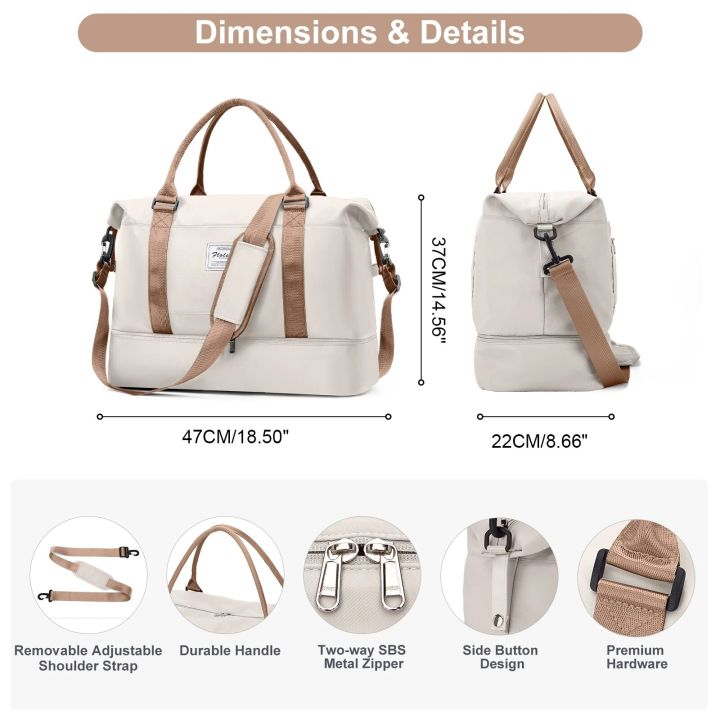 Likros%20Duffel%20Bag%20Travel%20Bag%20with%20Shoes%20Compartment,%20Gym%20Tote%20Bags,%20Shoulder%20Weekender%20Overnight%20Bag%20for%20Women%20Luggage%20Hangbag%20-%20Image%206