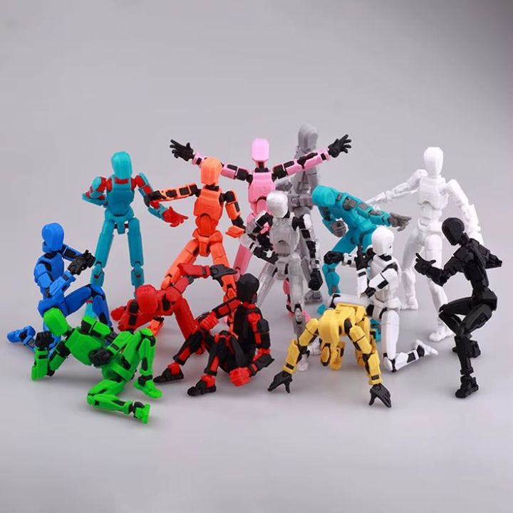 Dummy 13 Multi-Jointed 3D Printed Robot Action Figure – DIY Movable Toy for Kids