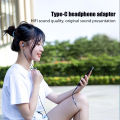 CASIFY G1 Type-c to 3.5mm jack earphone cable 3.5mm AUX USB C Audio Adapter Type C to 3.5mm Aux Female Adapter Audio Adapter Type-C to 3.5mm Jack Headphone Type-C Audio Converter Adapter Type C Sound Card.