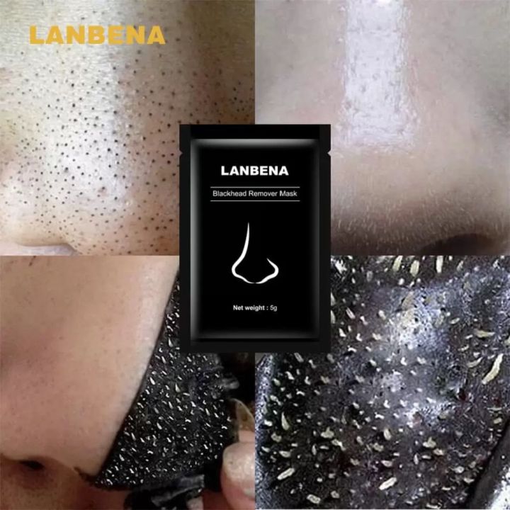 Deep Cleansing Nose STrips (5Pcs) Blackhead Remover Mask From LAN-BENA
