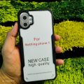 For Nothing Phone 1 Back Case Official Shockproof Four-Corner Silicone Cover For Nothing Phone Mobile Phone Back Cover Xundd Fusion.