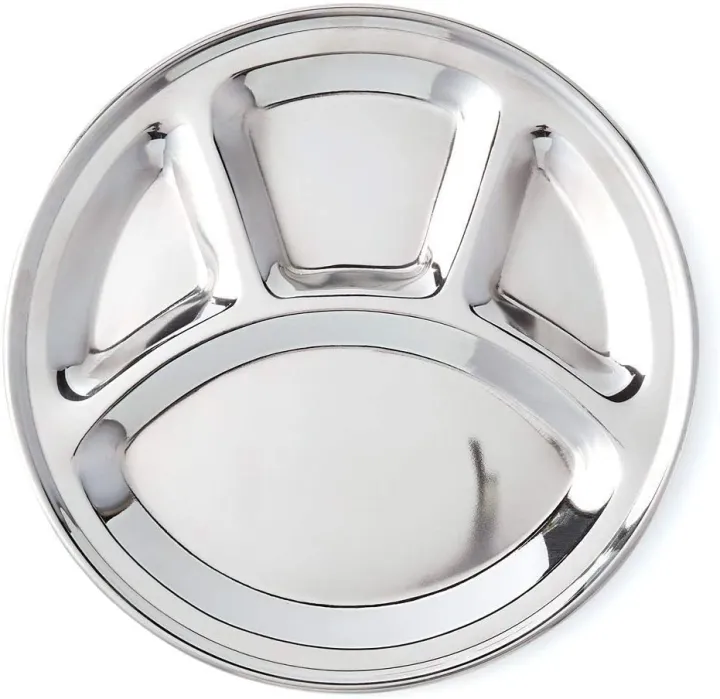 4%20compartment%20Stainless%20steel%20Round%20plate%20-%20Image%205