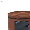 Hat Storage Box Portable Foldable Stackable Hat Box Round Caps Boxes for Clothes Closet Organizer. 
