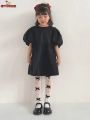 2-13T Children Young Girls Tights Six Colors Fashion Korean Bow Hollow Lace Kids Stocking Breathable Panty-hose for Baby.