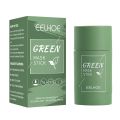 Green Tea Mask Blackhead Remover Mask Acne Removal Cleaning Mud Green Tea Cleansing Stick Eggplant Masks Face Skin Care Masks. 