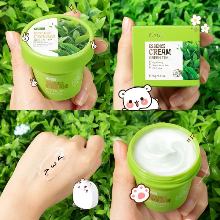 Green%20Tea%20Facial%20Kit%20Korean%20Cosmetics%20Acne%20Treatment%20Face%20Serum%20Eye%20Cream%20Fresh%20Sunscreen%20Face%20Care%20Nourish%20Sakura%20Skin%20Care%20Set%20-%20Image%205