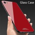 OPPO F1S Back Cover Red Glass Case.