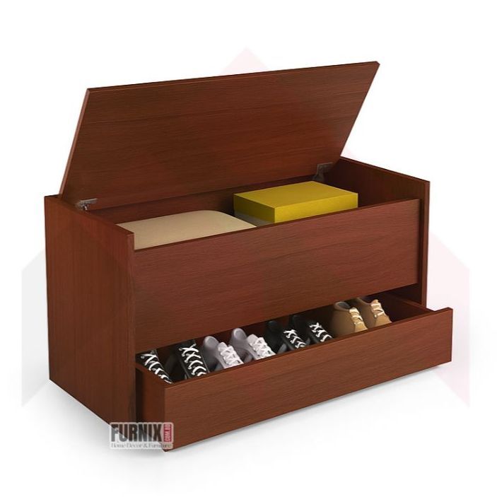 Shoe Rack Storage Bench with Large Cabinet & Drawer – Multipurpose Entryway Organizer