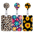 3pcs/set Cute Nurse badge reel Trendy Set of 3 Creative Badge holder Leopard print Retractable ID card holder for Nurses Doctors Students Healthcare professionals Office workers. 