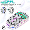 Rechargeable Wireless Bluetooth Mouse Ancient Gu Cci Color Scheme Diamond MOUSE Diamond Studded Transparent Mouse. 
