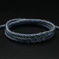 XINHS 24 4-core silver foil wire+silver plated, angkop para sa TRN BA5 KZ ZSX/ZAS/ZS10 CCA PLA13, 4-core silver foil wire+silver plated high fidelity upgraded cable 3.5mm plug. 